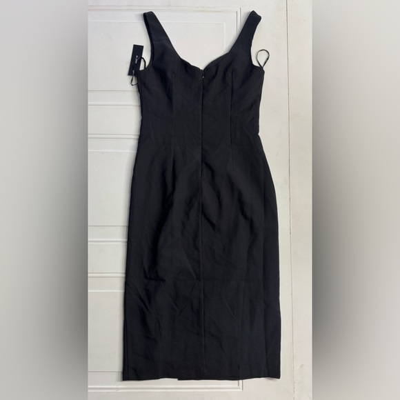 Lulu’s Take Me Out Tonight Black Midi Dress Sleeveless Size Small - Picture 8 of 8